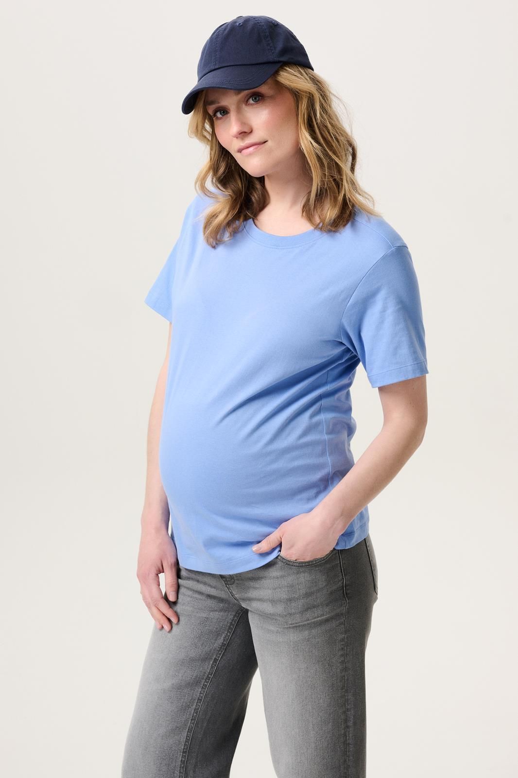 Noppies Maternity T-shirt Viborg - Cornflower