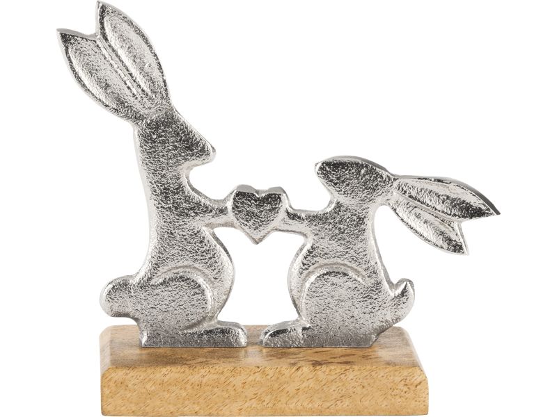 EGLO Aufsteller Amoatsy 15.3 cm, Braun, Silber Deko-Objekt