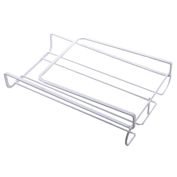 Vin glass henger i metall for 6 glass, Hvit