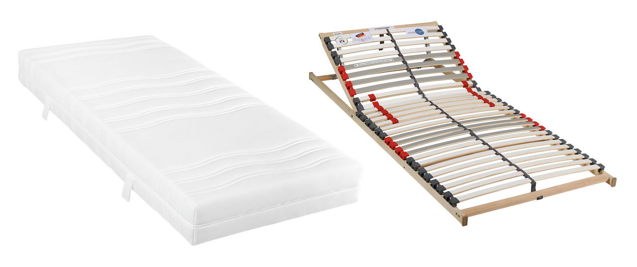 Sleeptex Matratzen-Rahmen-Set H3 VIRTUS