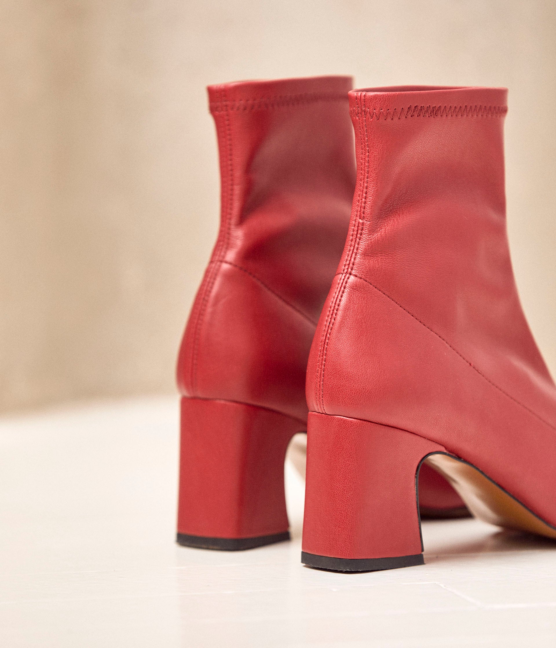 Bottines rouges Lili