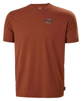 T-Shirt Helly Hansen Skog Recycled Graphic Rouge Homme