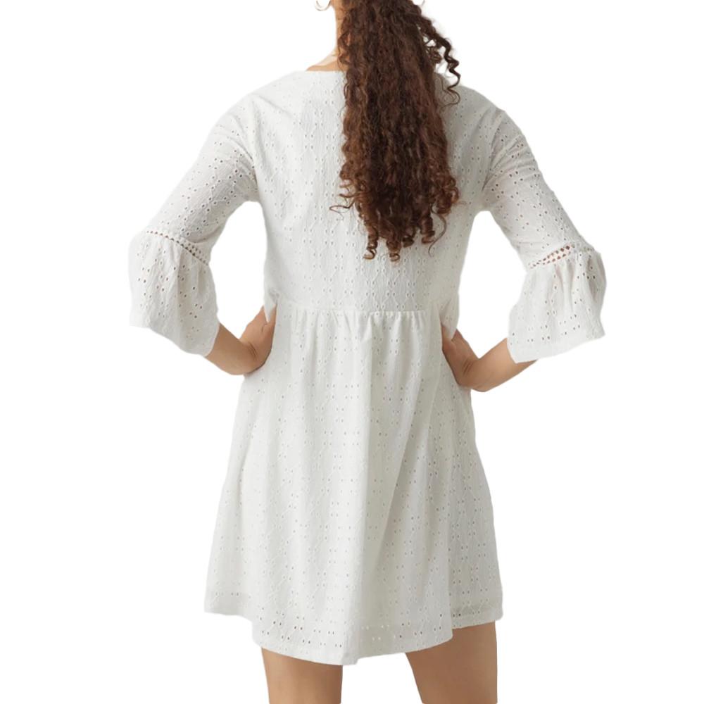 Vero Moda Robe Blanche Femme Vero Moda Marcy