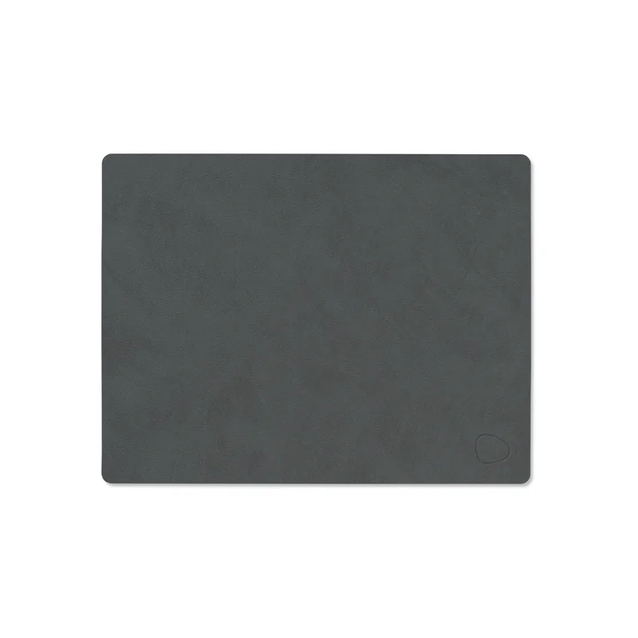 Lind DNA - Tischset Square M, 34.5 x 26.5 cm, Nupo anthrazit