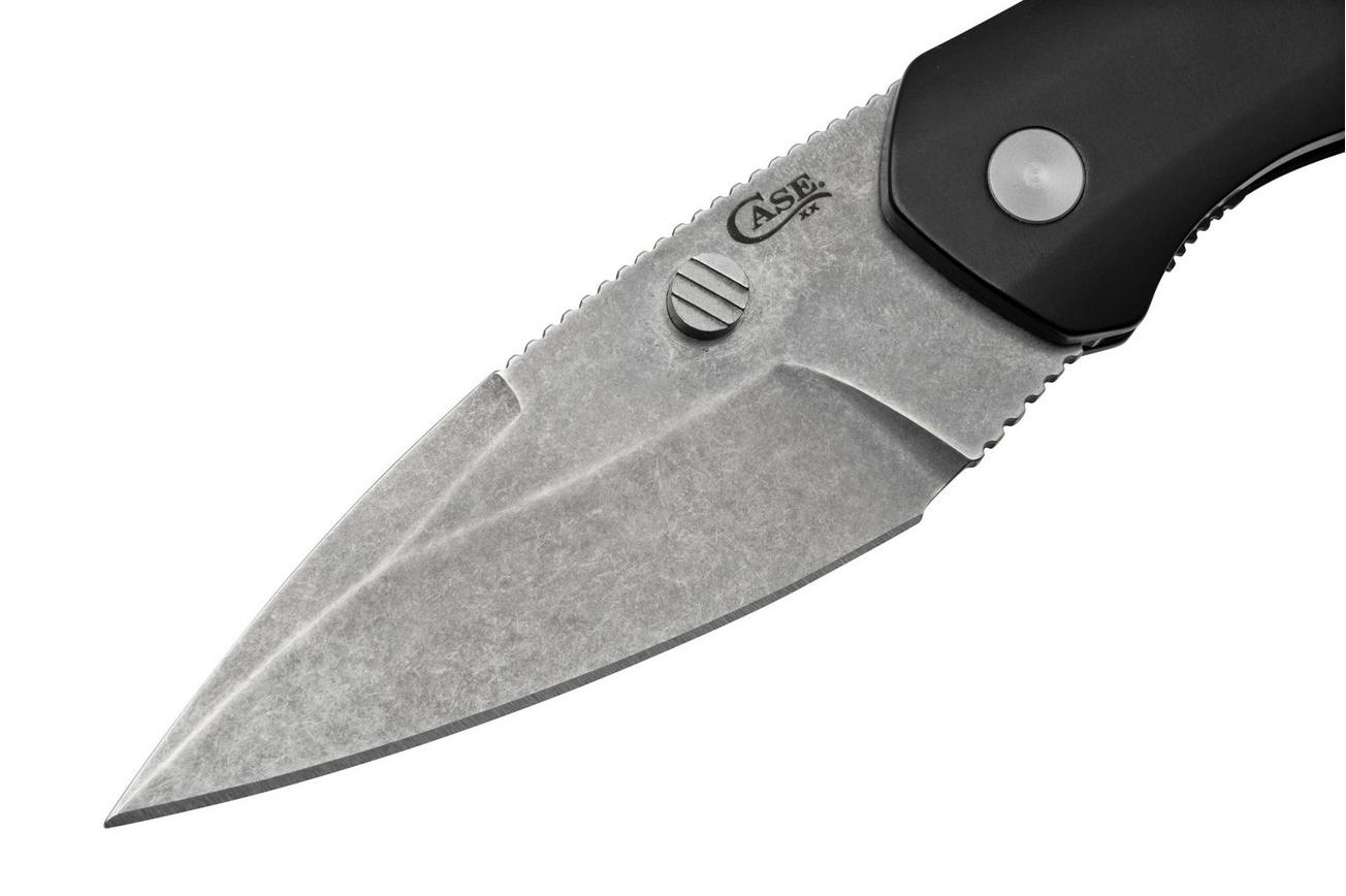 Case Westline 36550 Black Anodized Aluminum, Drop Point Blade S35VN, zakmes
