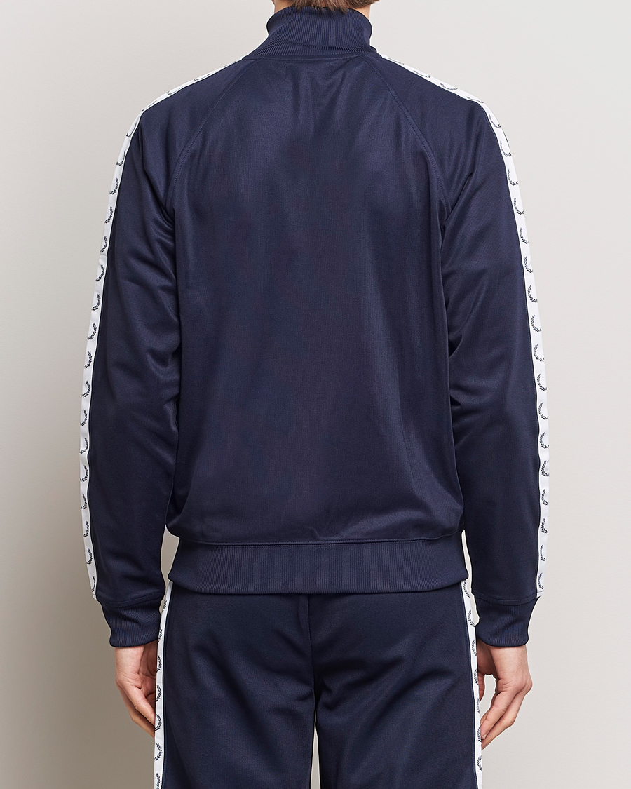 Fred Perry Taped Track Jacket Carbon blue
