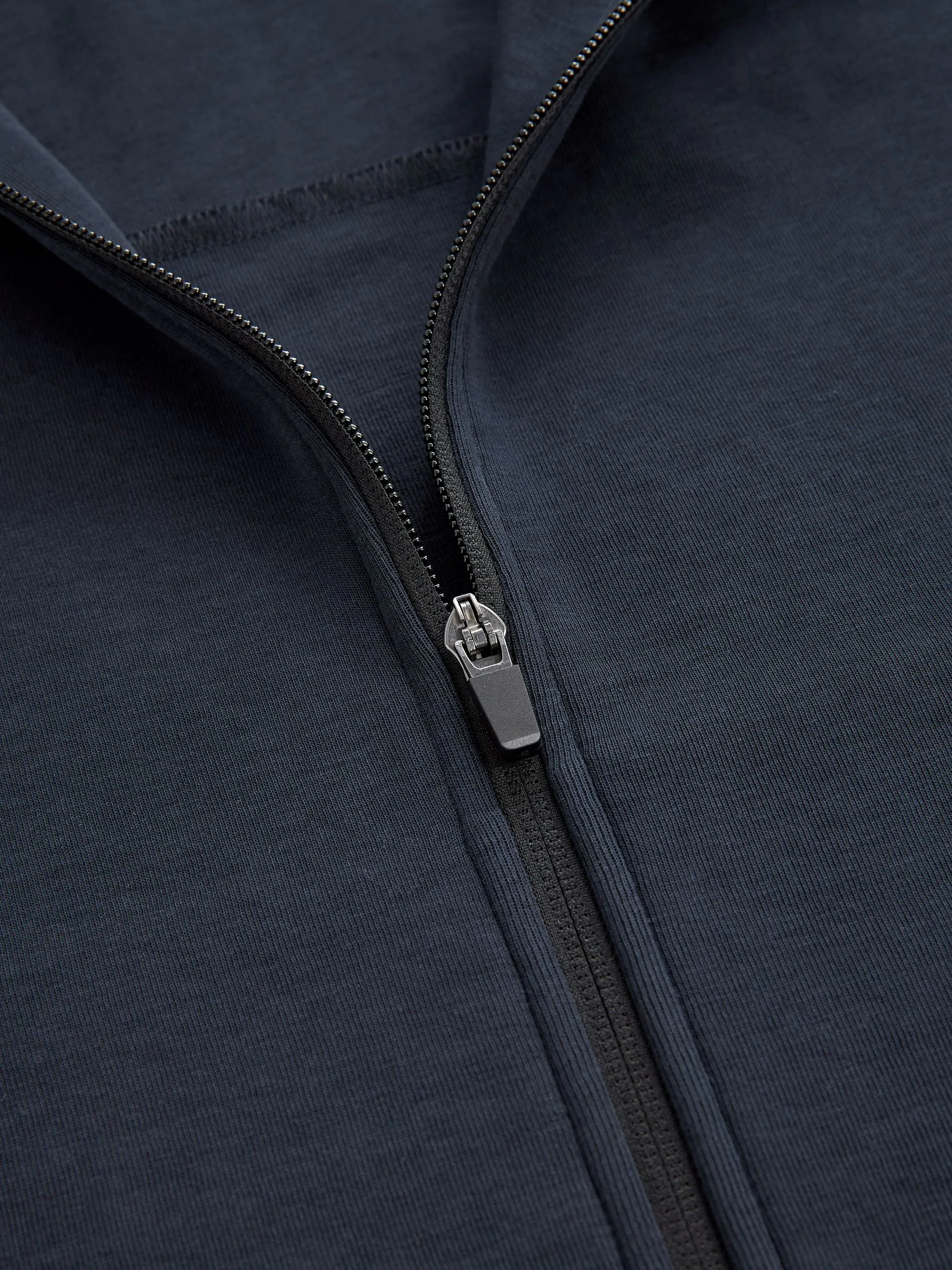 Donkerblauw - Tech Sportswear hoodie met doorlopende rits (3-16 jr)