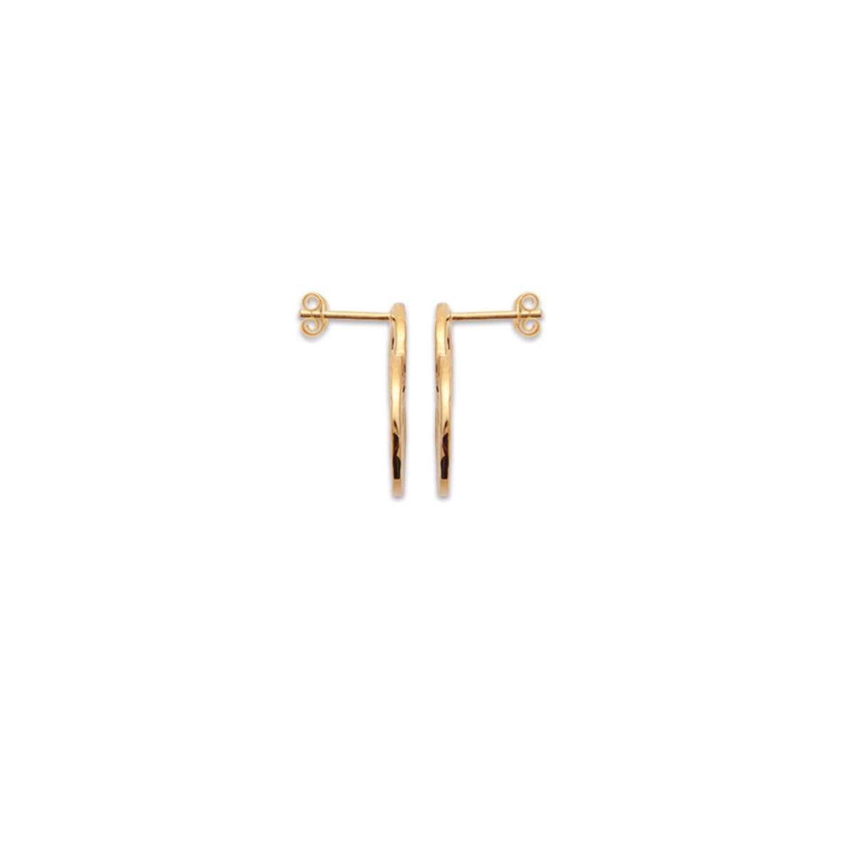 Boucles d'oreilles pendantes martelées MATHILDA - Bijoux Privés Discovery
