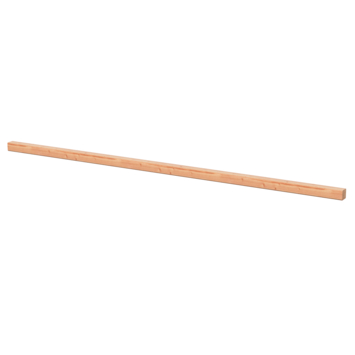 Tuinpaal vierkant Douglas hout geschaafd 6,5 x 6,5 x 270 cm