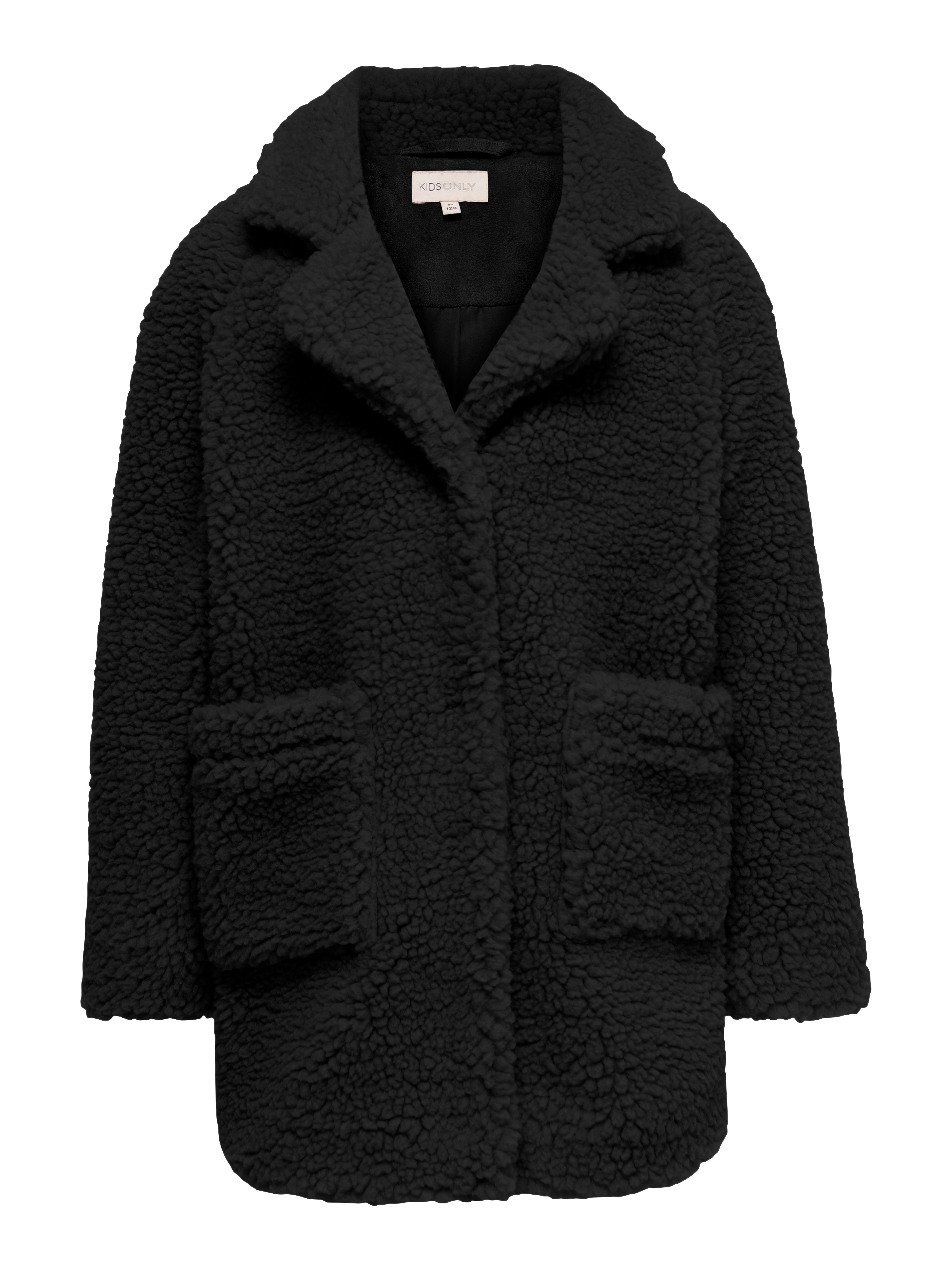 KOGNEWAURELIA Teddyfell Mantel Black