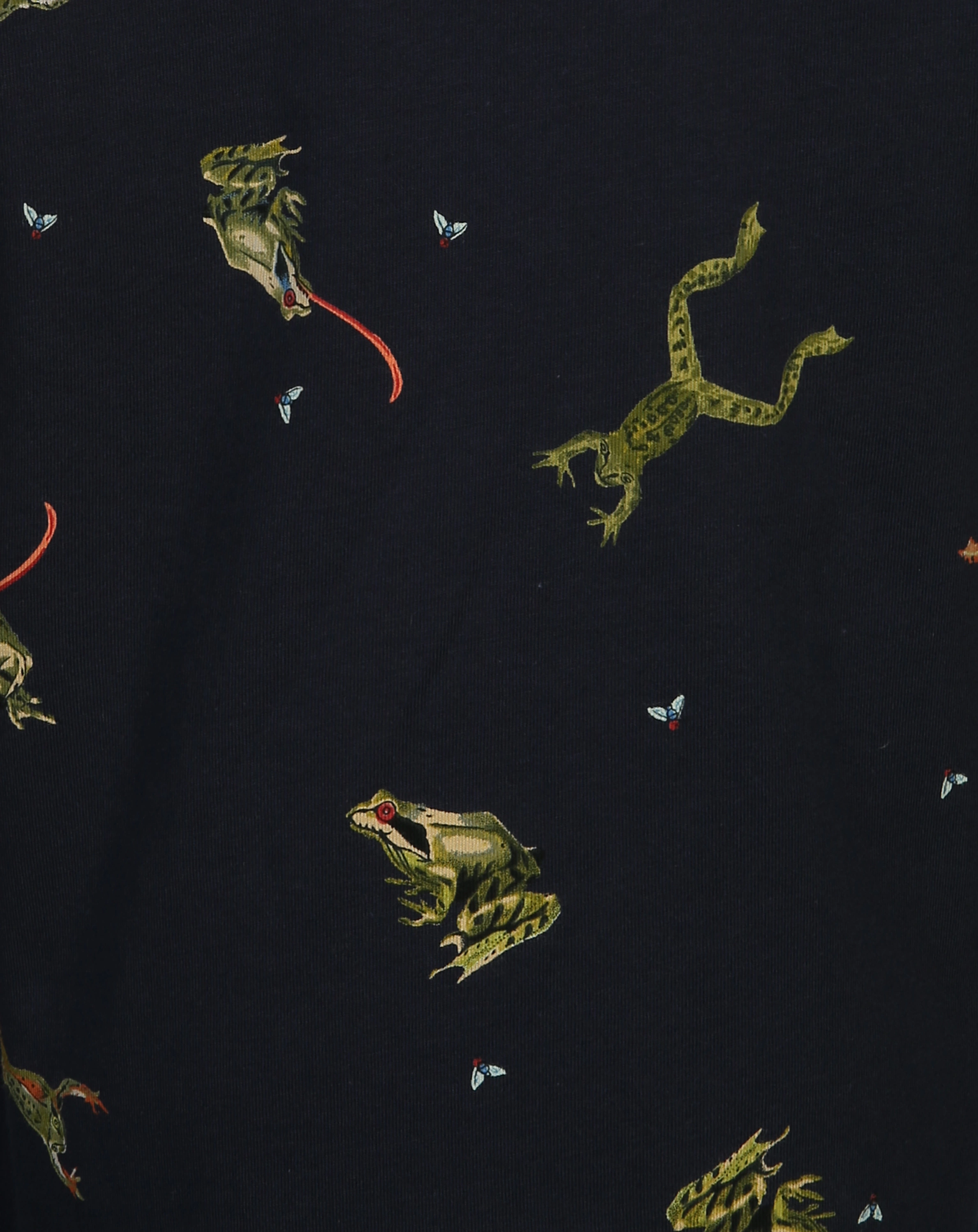T-Shirt OLLY - FROGS AOP in navy