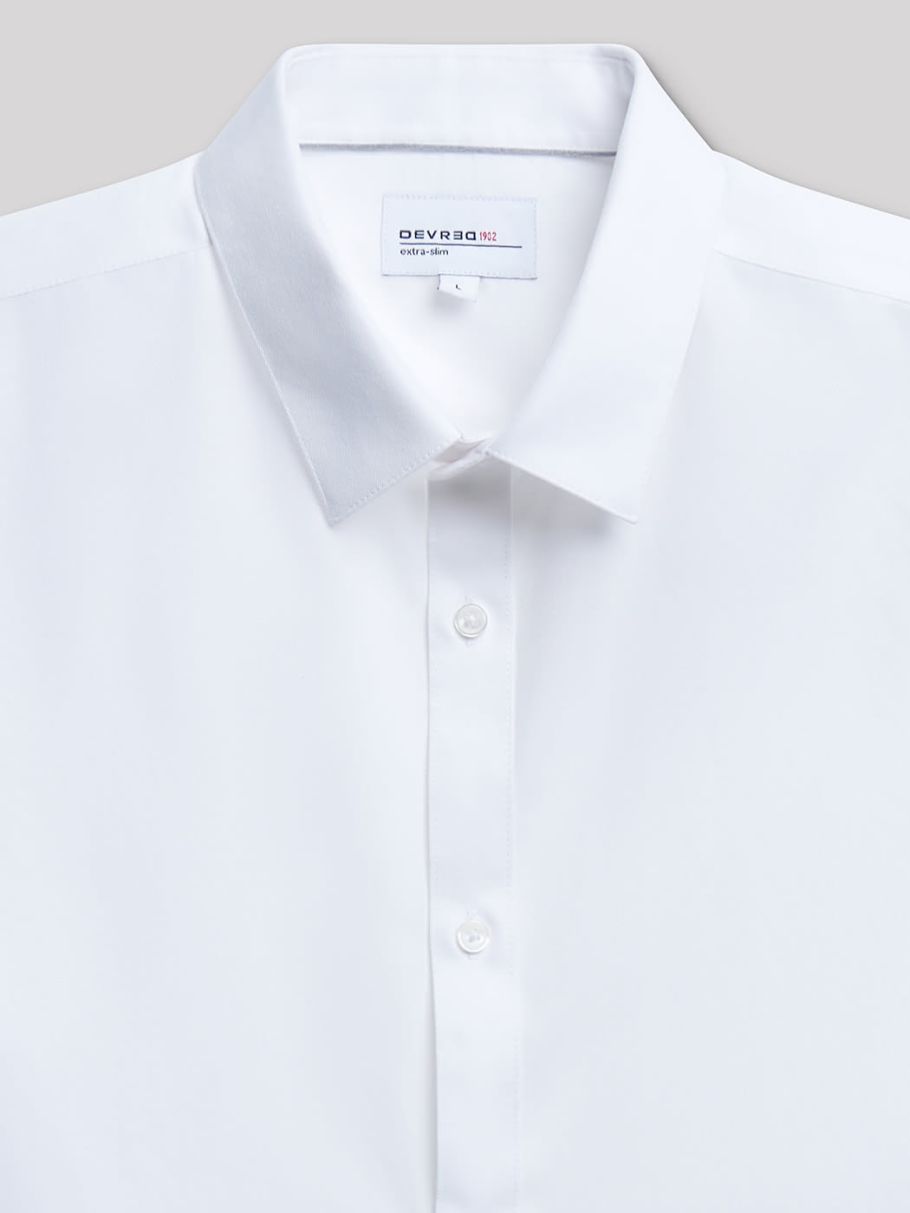 Chemise extra-slim sans repassage unie