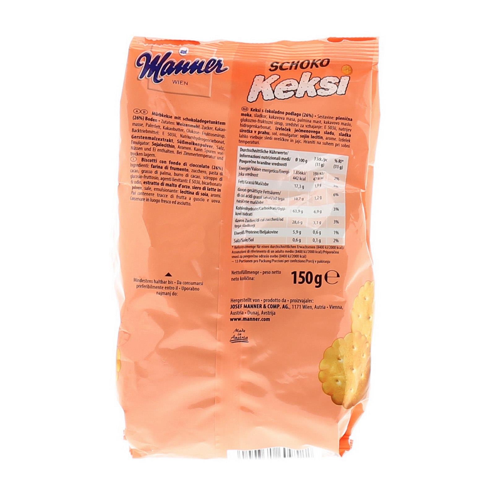 Manner Schoko Keksi