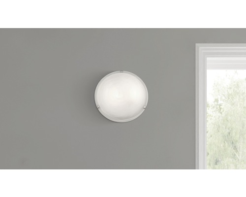 Plafondlamp, 2-lichts, Ø 40 cm, Mauritius wit