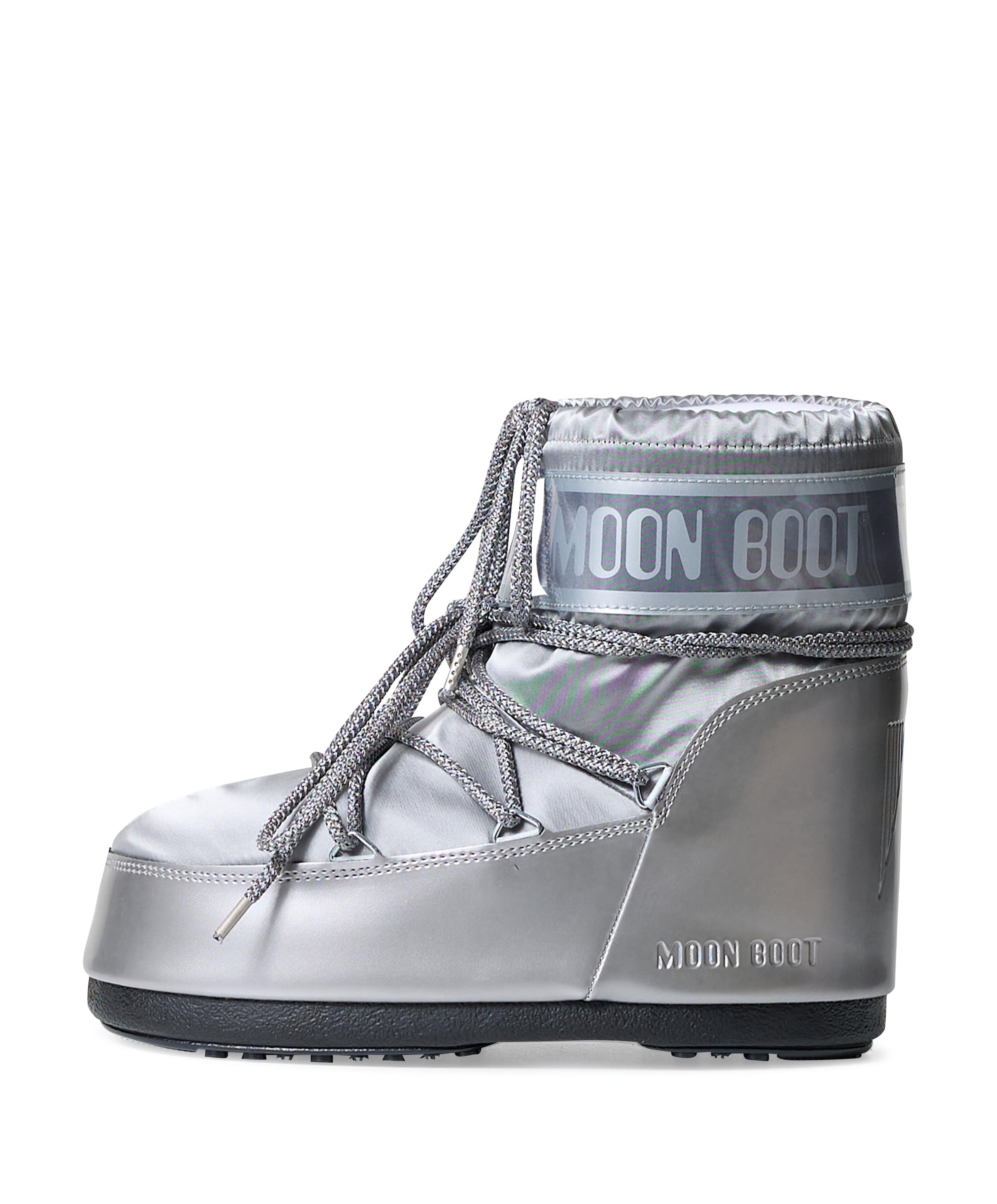 Moon Boot MB ICON LOW GLANCE dames snowboots zilver