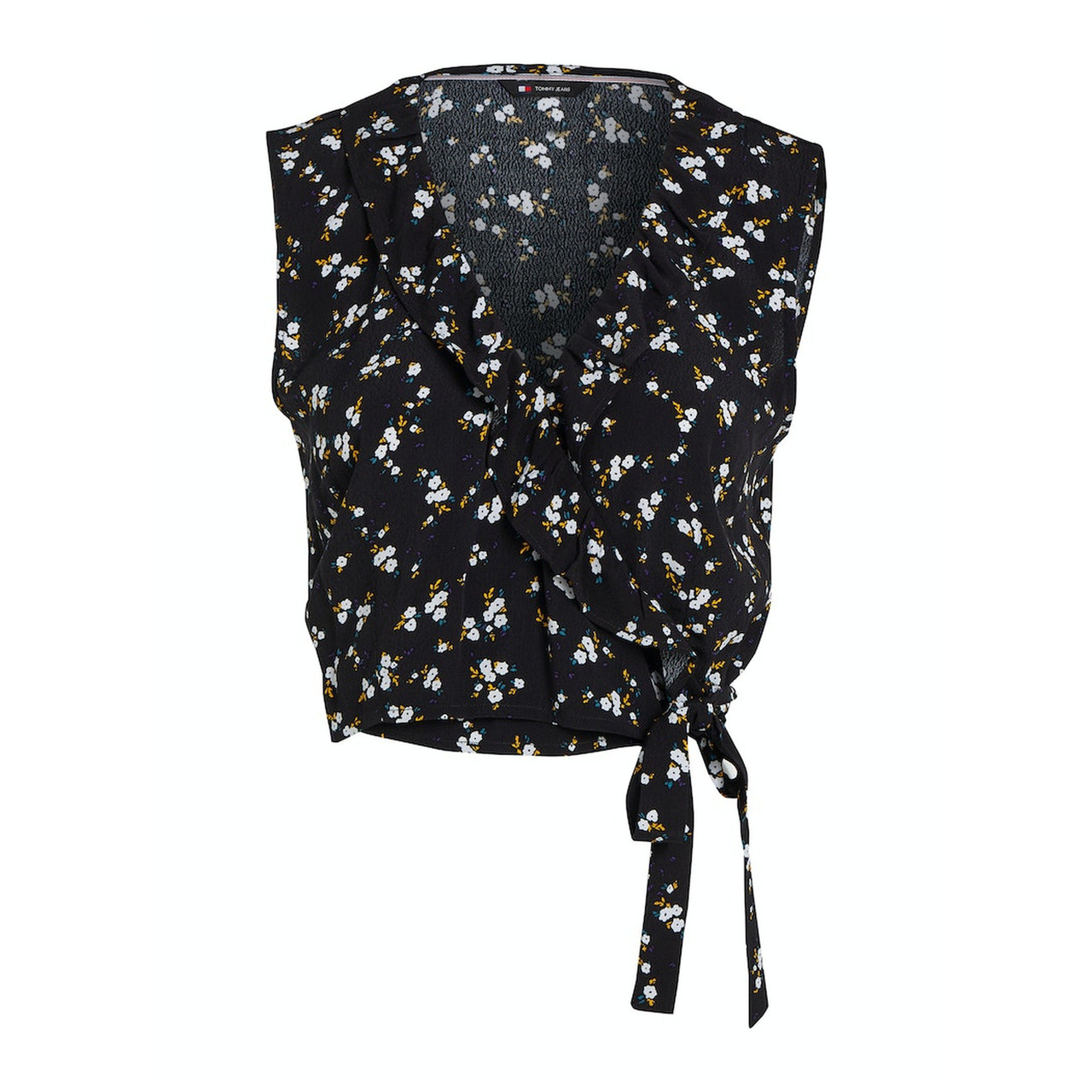 Tommy Jeans TJW FLORAL RUFFLE WRAP TOP EXT