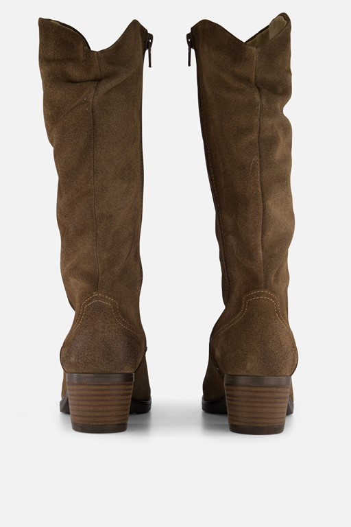 Aqa Hoge laarzen taupe Suede