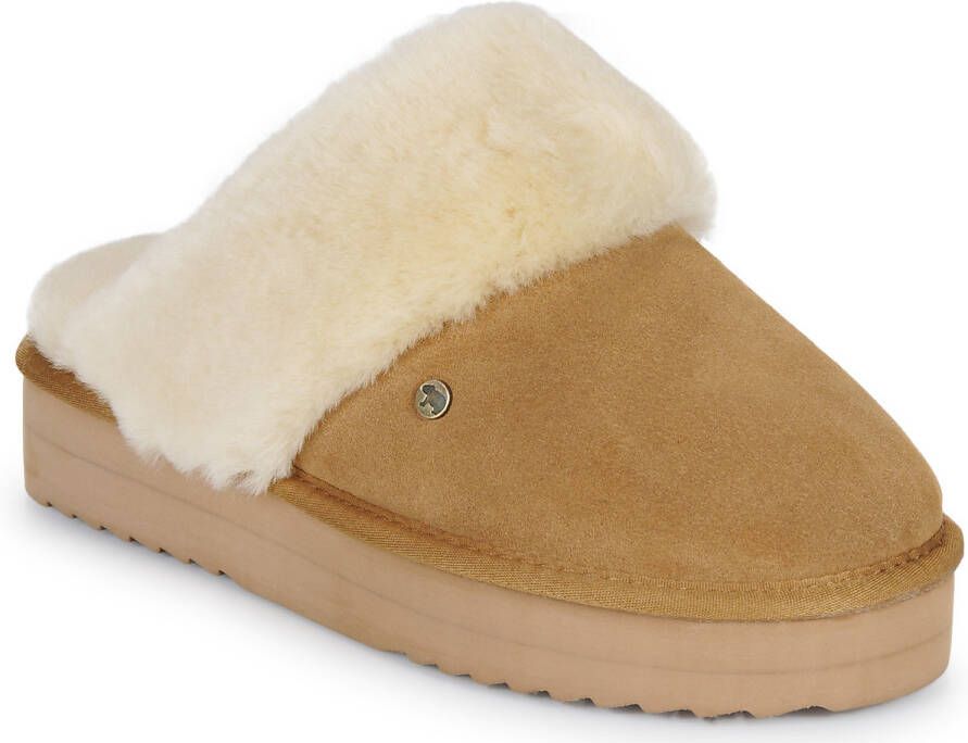 Warmbat Suède Pantoffels voor Wolkenwandeling Brown Dames
