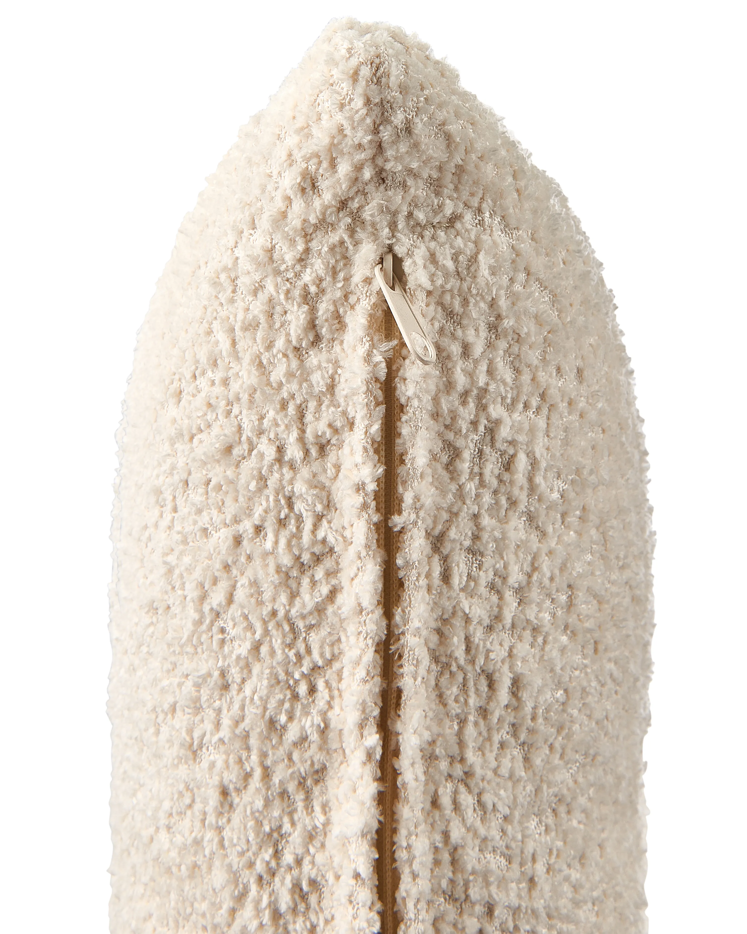 Fauteuil JAMSA Bouclé Gebroken wit
