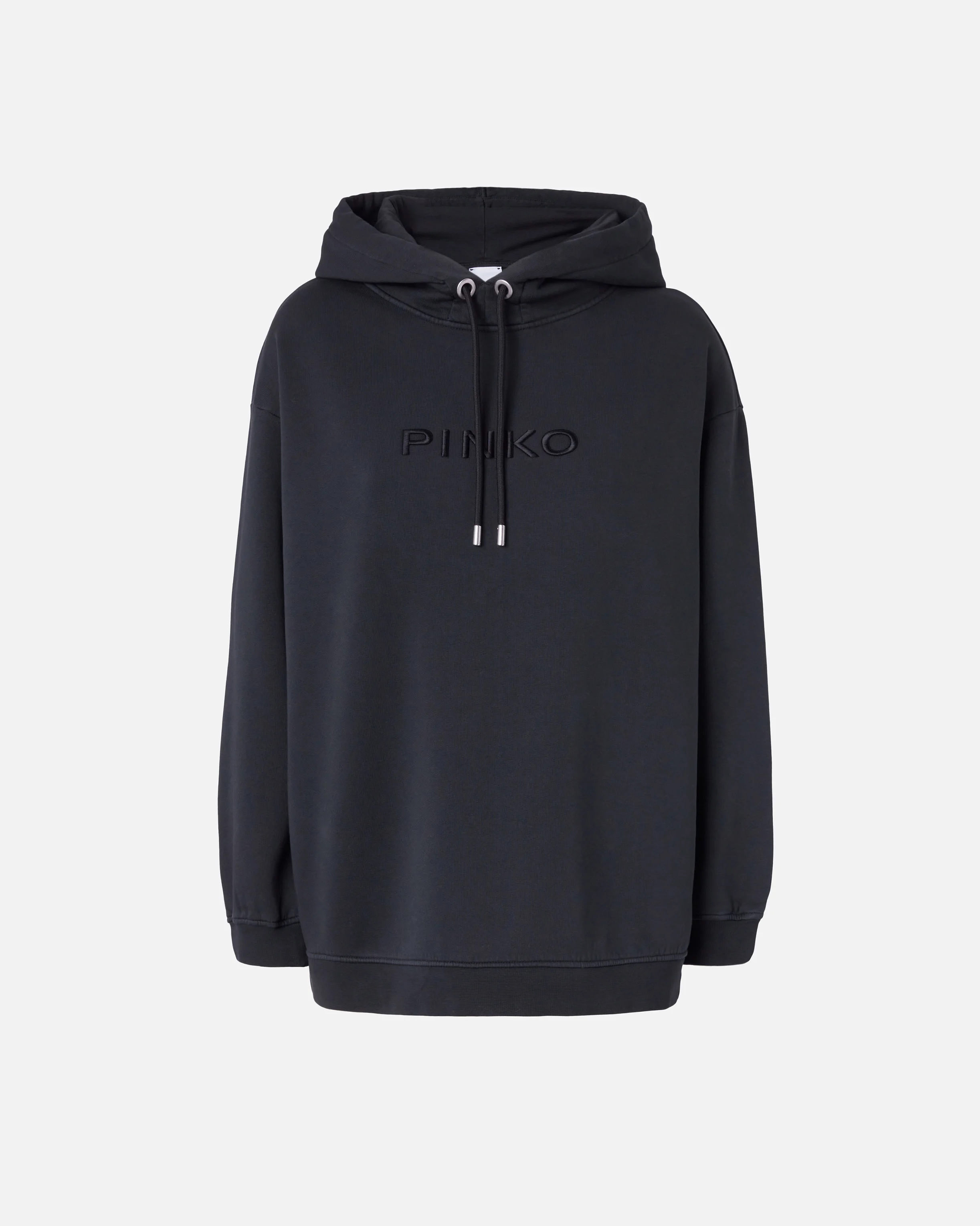 Sweat-shirt à capuche avec logo brodé | Noir