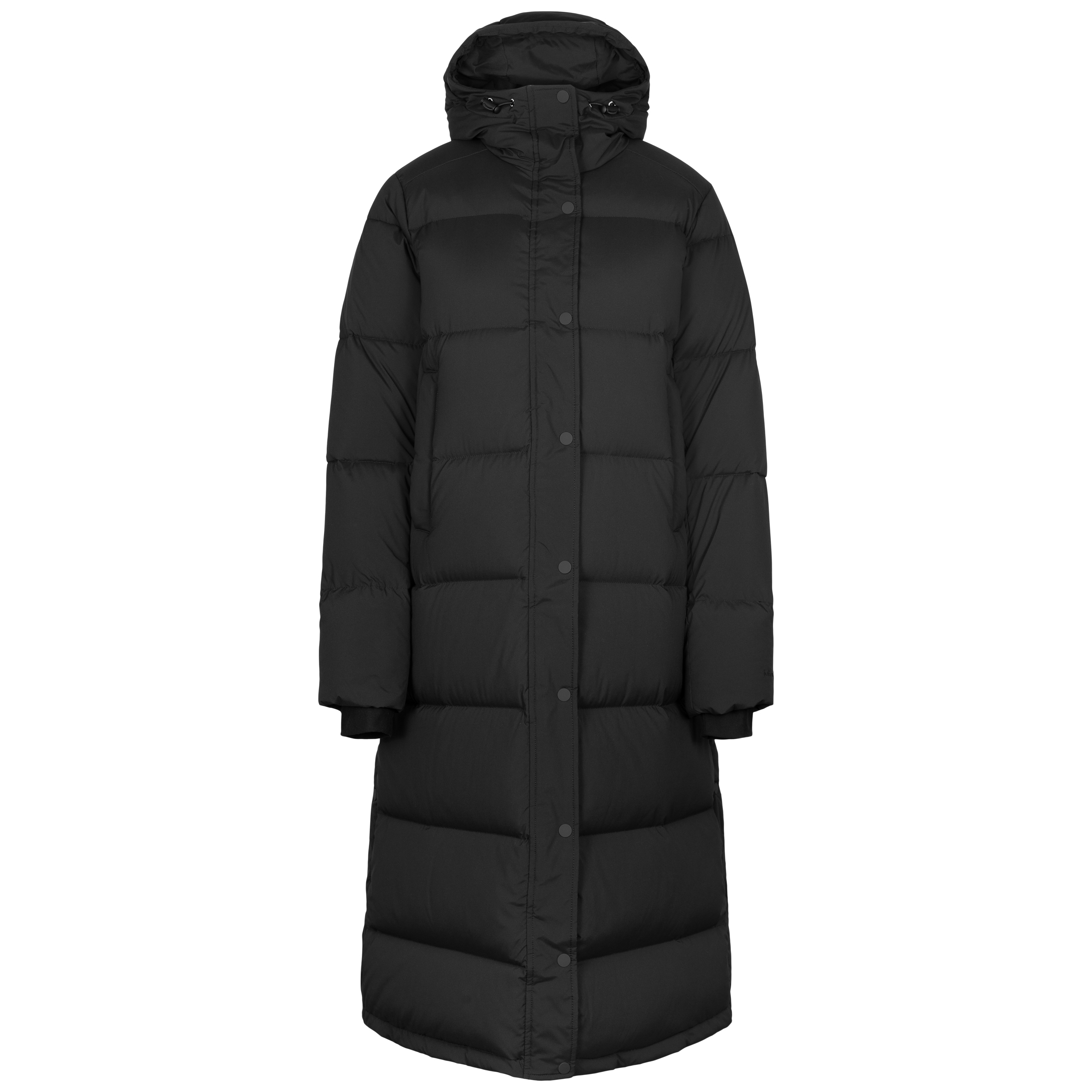 Escape Down Long Coat Dame Black