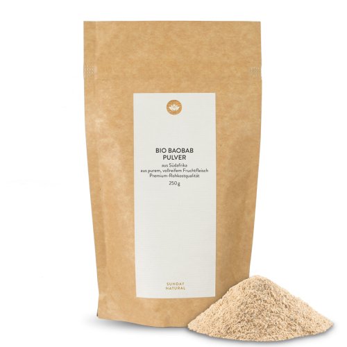 Sunday Natural Products  Bio Baobab Pulver