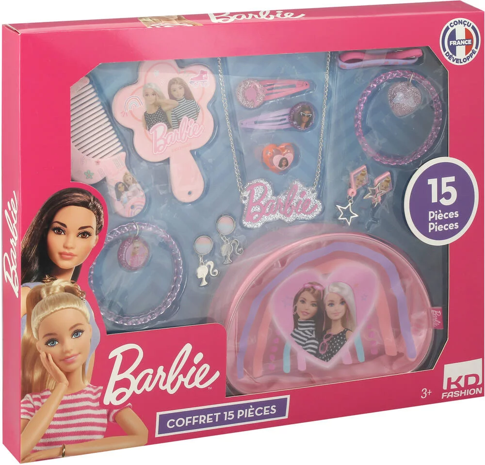 BARBIE -COFFRET 15 PIECES