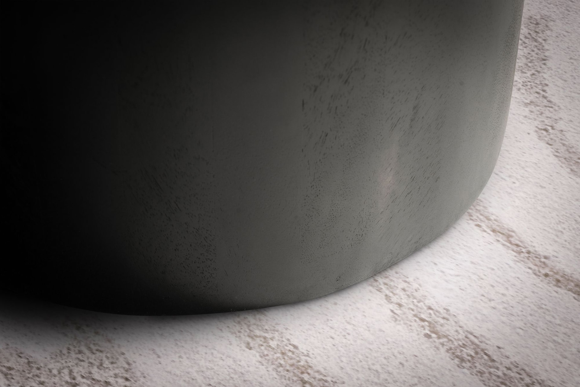 Couchtisch 60x40 cm Massivholz Mango schwarz