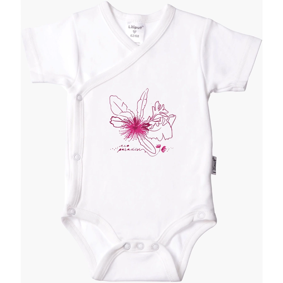Liliput Kurzarm-Wickelbody im 2er-Pack Paradise weißrosa