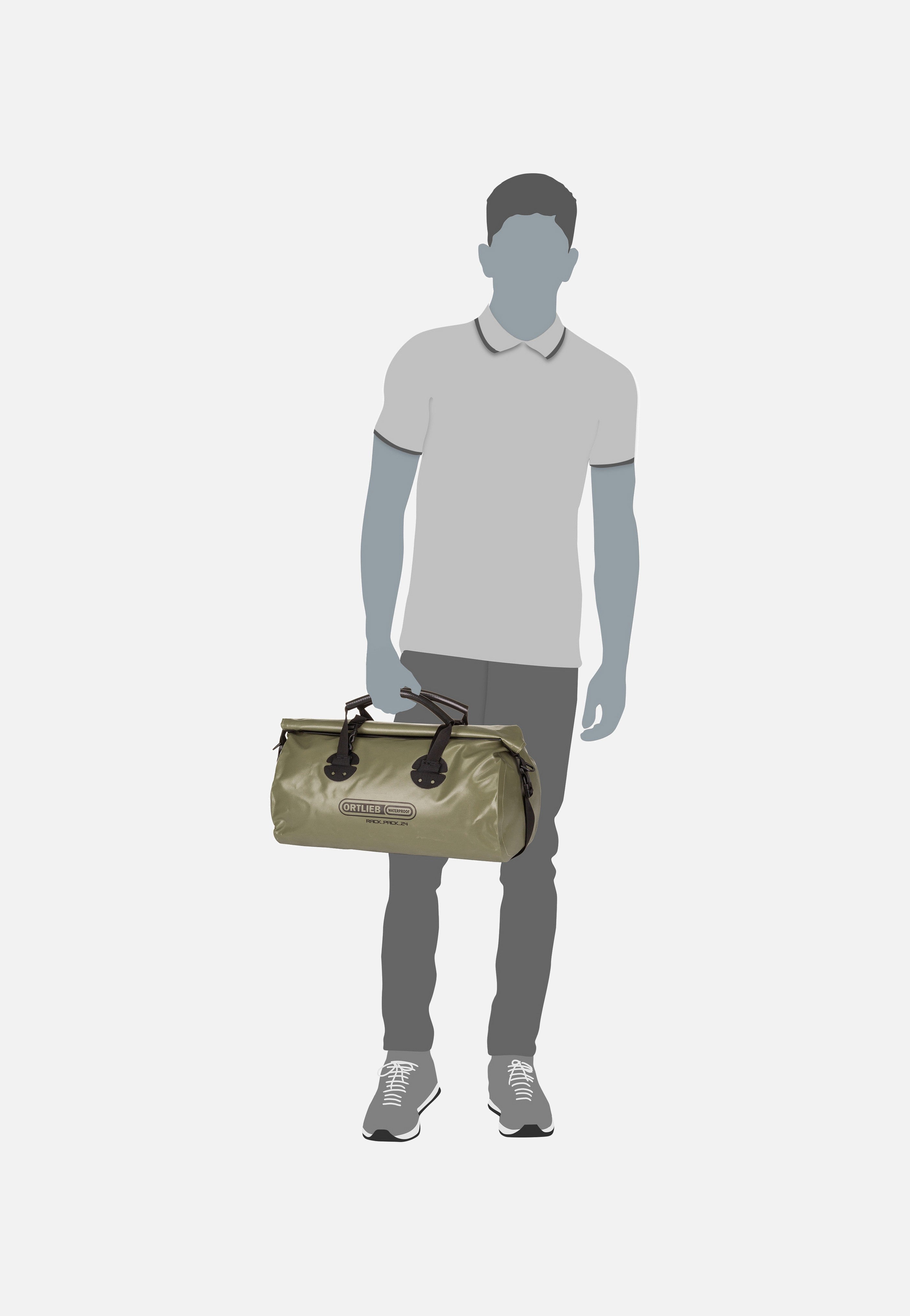 Rack-Pack 24L Olive - Dufflebag