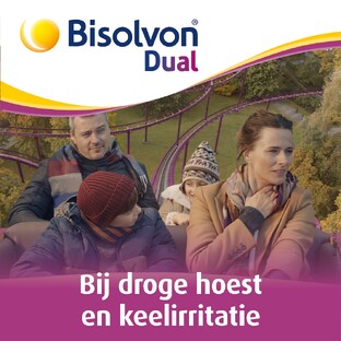 Bisolvon Dual Droge Hoest   Keelirritatie Zuigtabletten 18ST