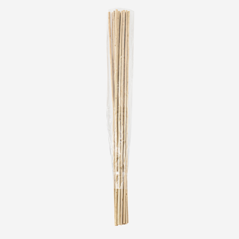 18 tiges de jute naturelles