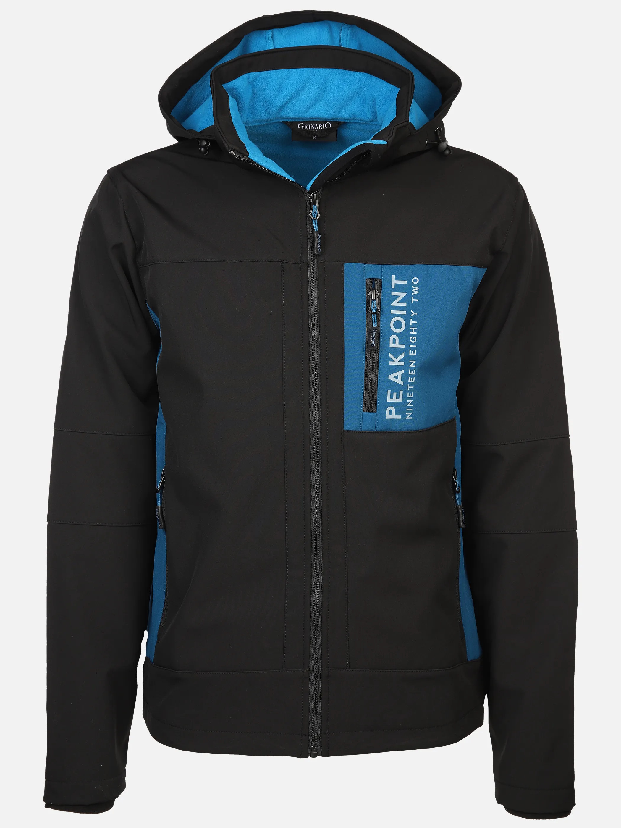 Herren Softshelljacke mit Kapuze