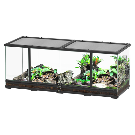 Terrarium Noir L.118xP.45xH.45cm
