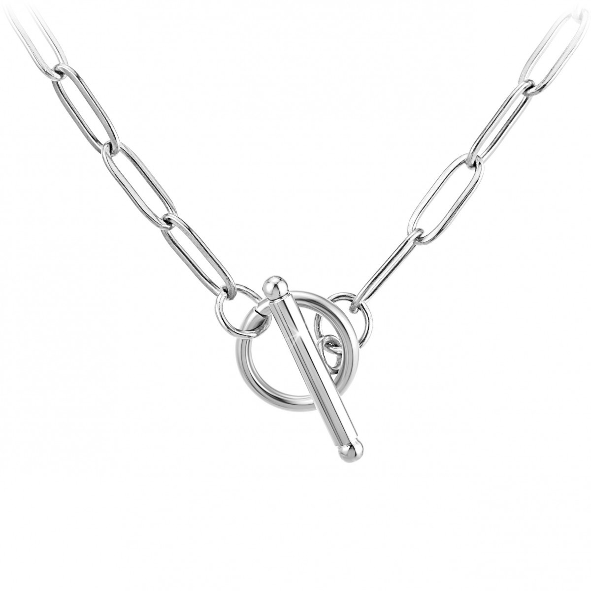 Collier SC Crystal en acier inoxydable