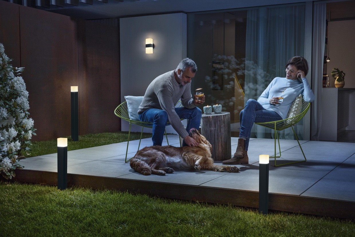 Ledvance -Smart+ Outdoor Cube RGBW Wall Light - WiFi