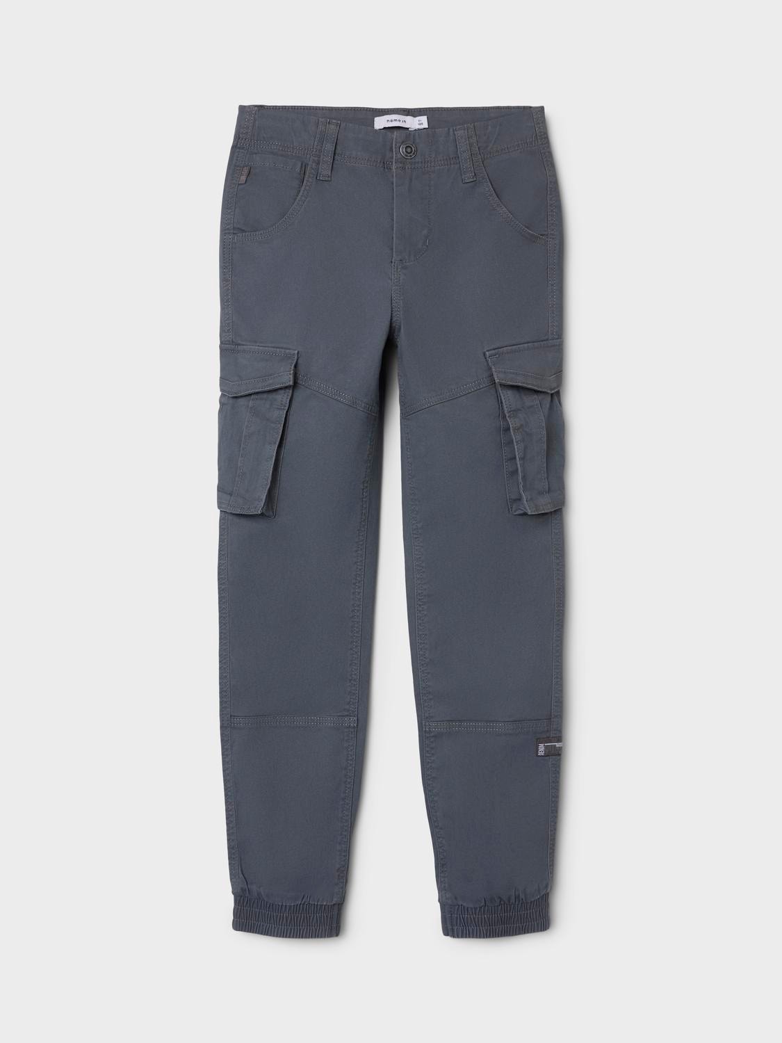 Name It Cargohose »NKMRYAN – Hose mit Cargo- und Seitentaschen«  unifarben, casual, regular fit, Twill