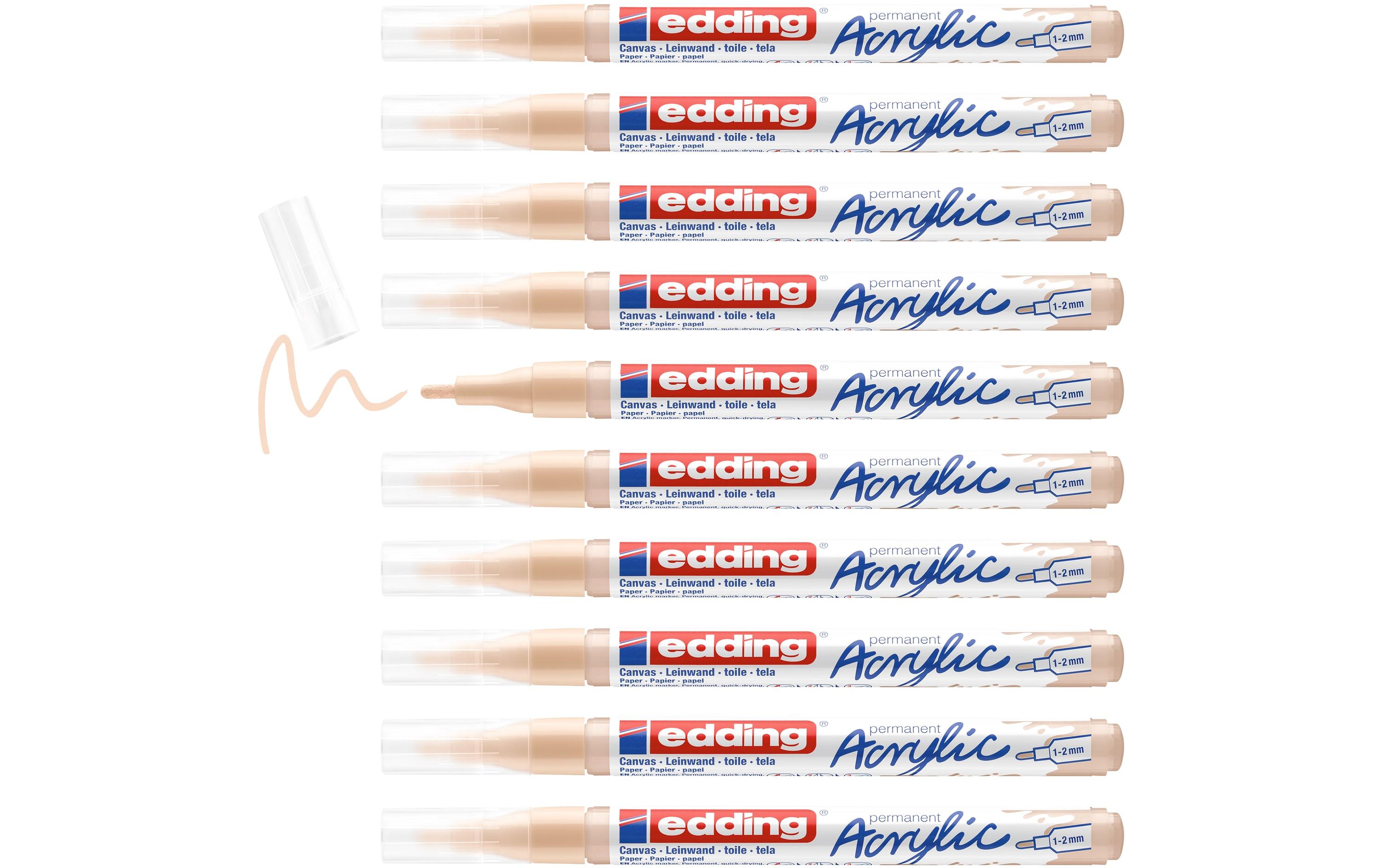 Acrylmarker 5300 Fein, WarmbeigeSchnelltrocknende Acrylstifte