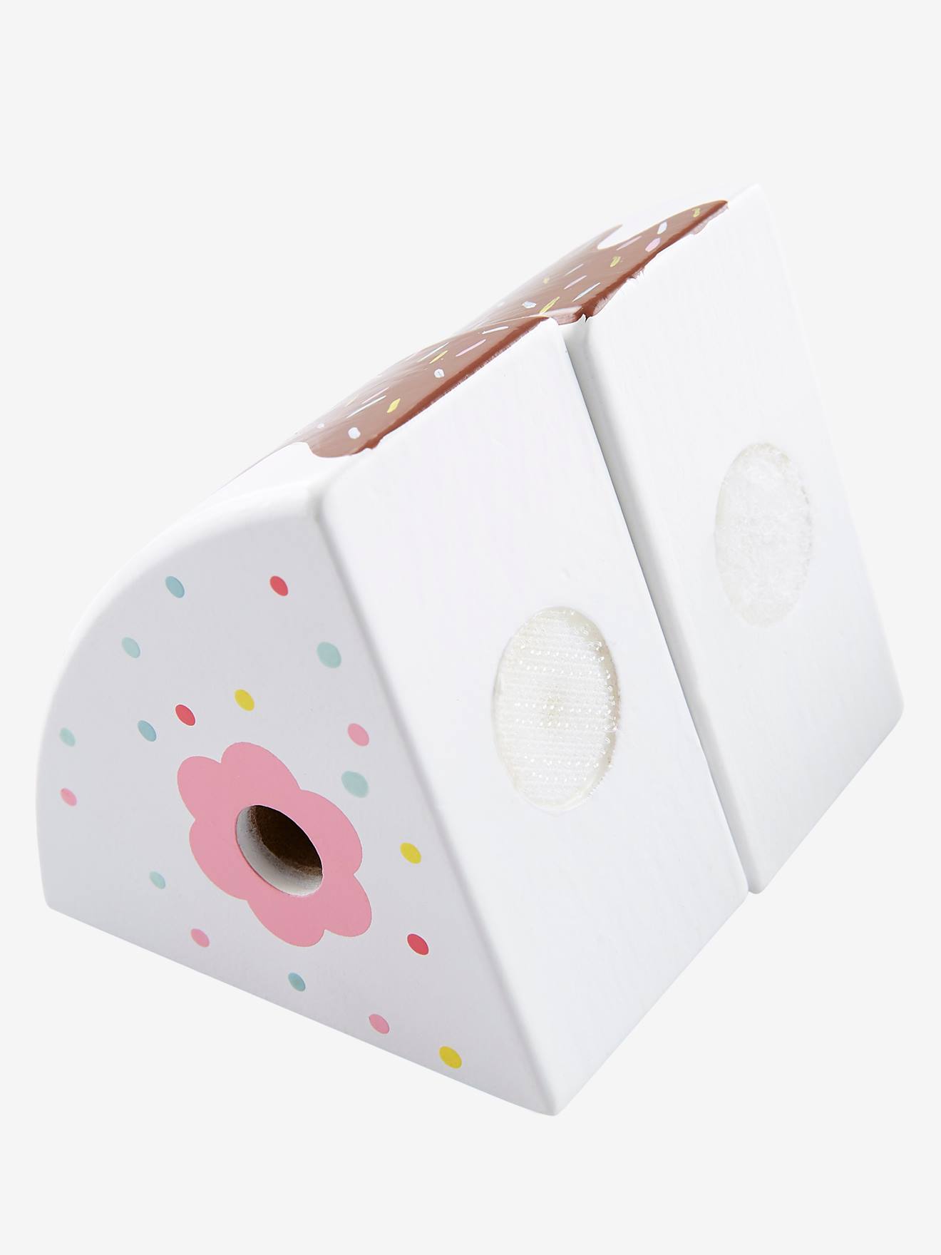 Conjunto de bolo de aniversário de madeira com certificação FSC®, multicolorido