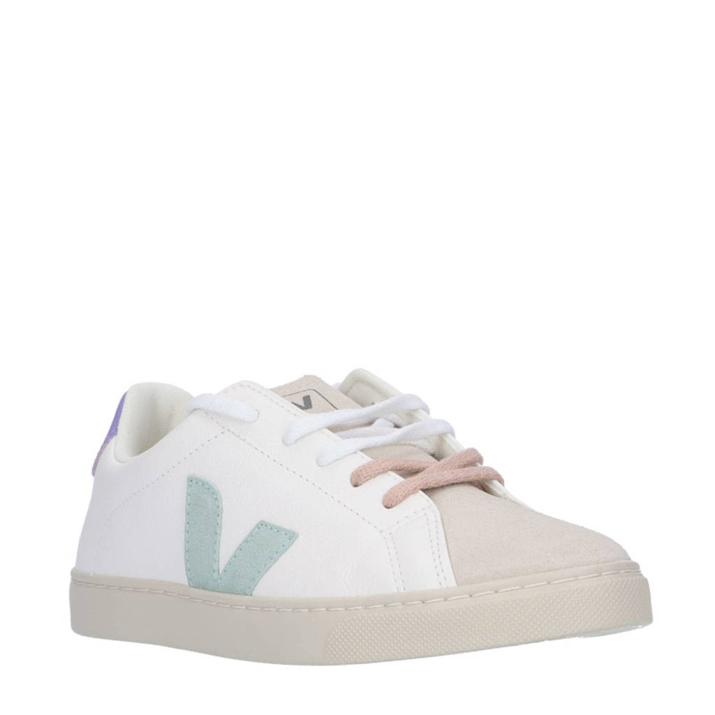 Veja leren sneakers wit/pastel