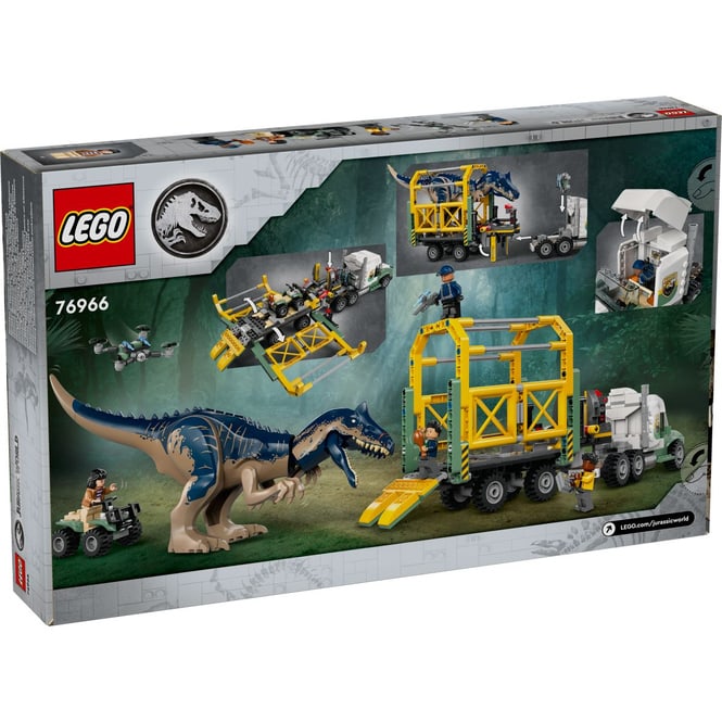 LEGO® Jurassic World™ 76966 - Dinosaurier-Missionen: Allosaurus-Transporter