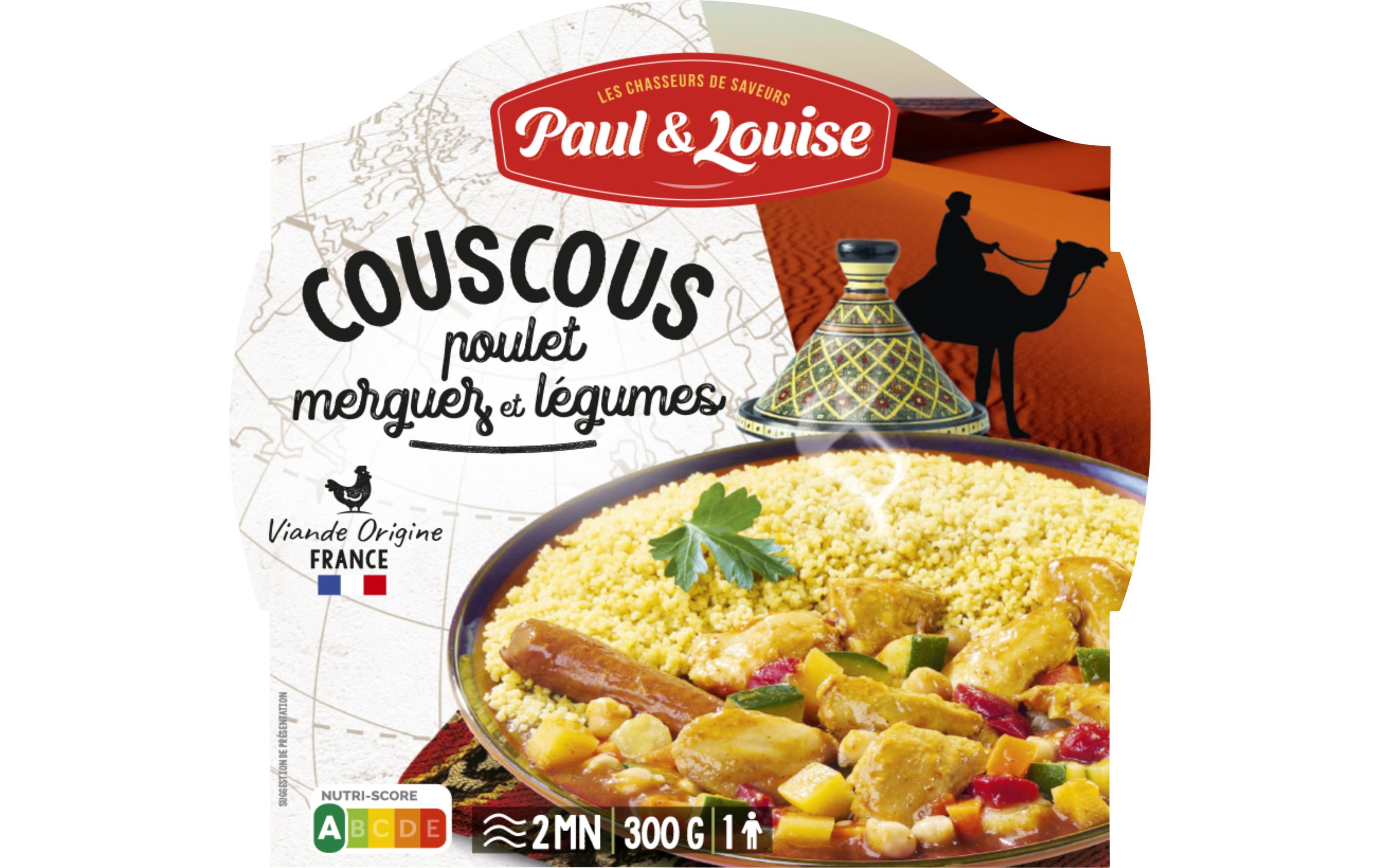 Fertiggericht Couscous Poulet 300 gPraktisches Gericht in der mikrowellenfertigen Schale