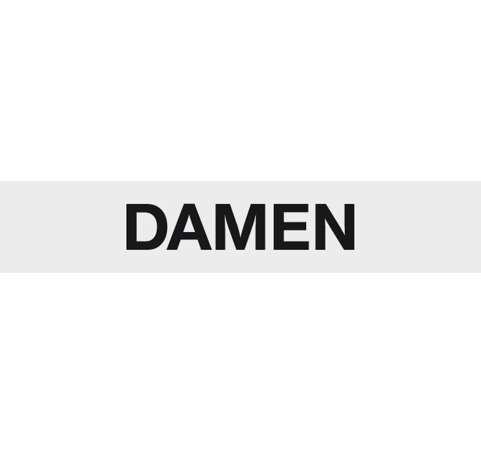 Hinweisschild DamenHinweisschild aus Aluminium