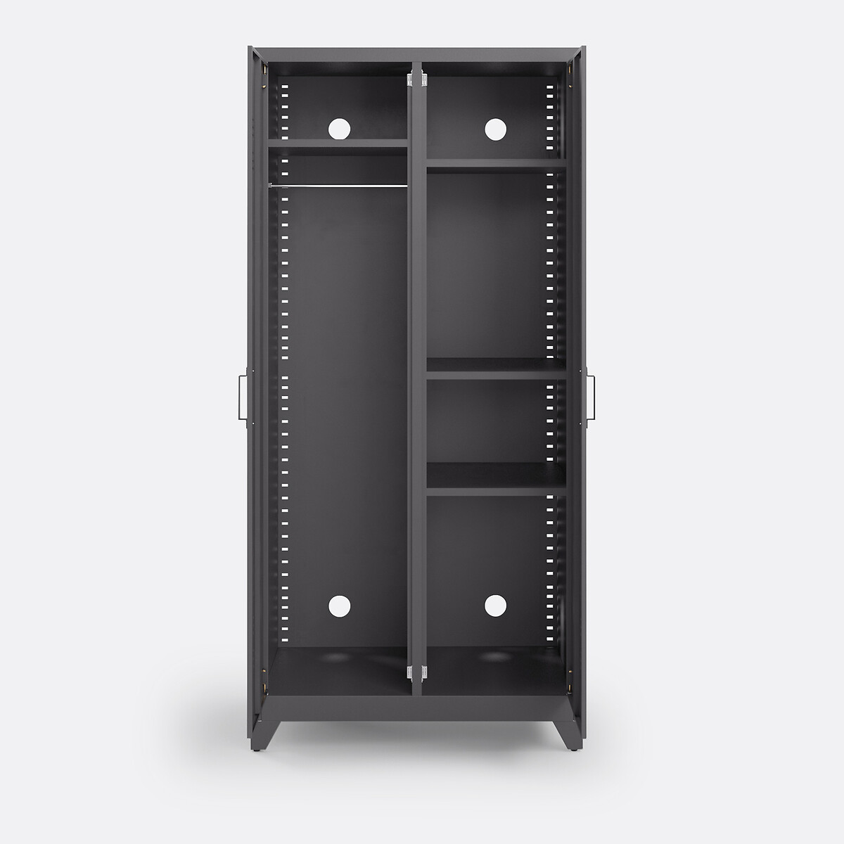 LA REDOUTE INTERIEURS<br>Armário metálico, 2 portas, Hiba