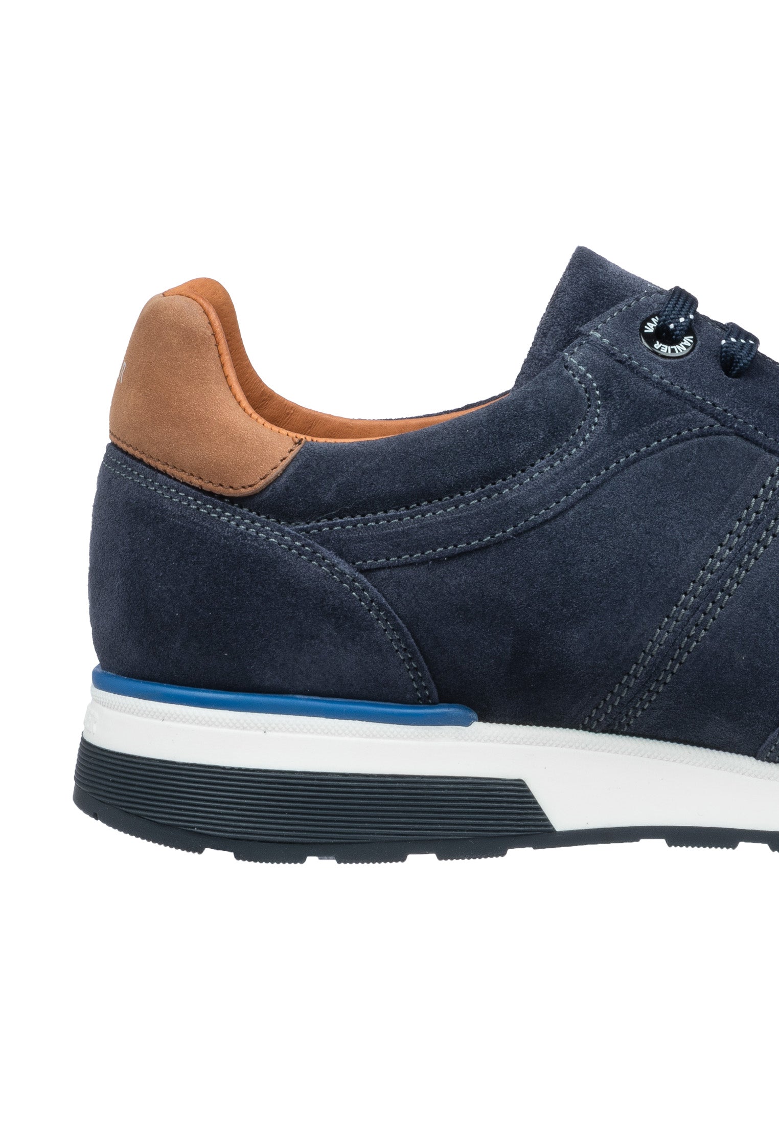 Navy blauw suède Positano sneaker