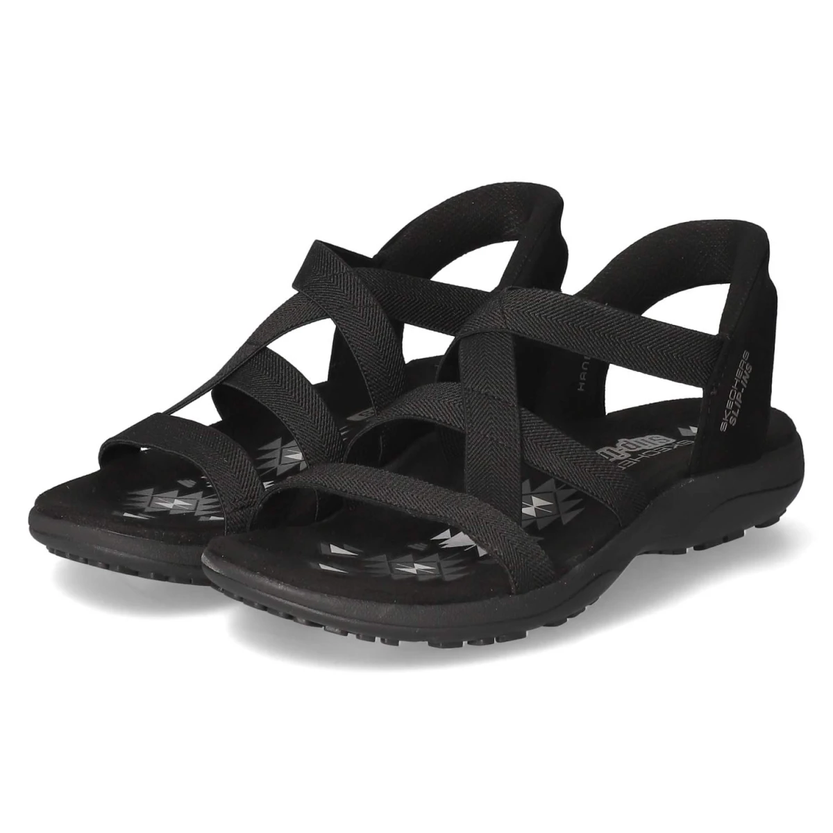 SkechersSandalen STRETCH FLEX - black