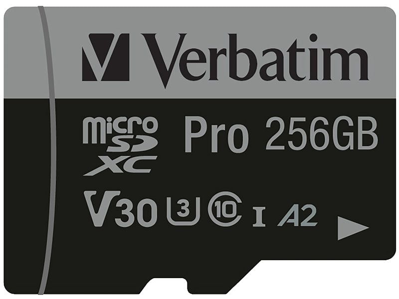 Seagate microSDXC-Karte Pro U3 256 GB MicroSDXC Speicherkarte mit 256 GB, UHS-I U3, ideal für leistungsstarke mobile Geräte und 4K Ultra HD Aufnahmen.