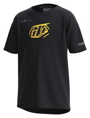Maillot Manches Courtes Enfant Troy Lee Designs Skyline Iconic Noir