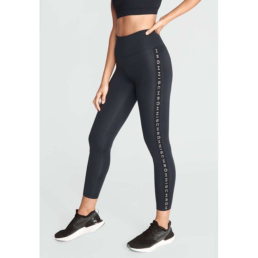 Röhnisch Kay High Waist Hardloopbroek Lang Zwart Dames