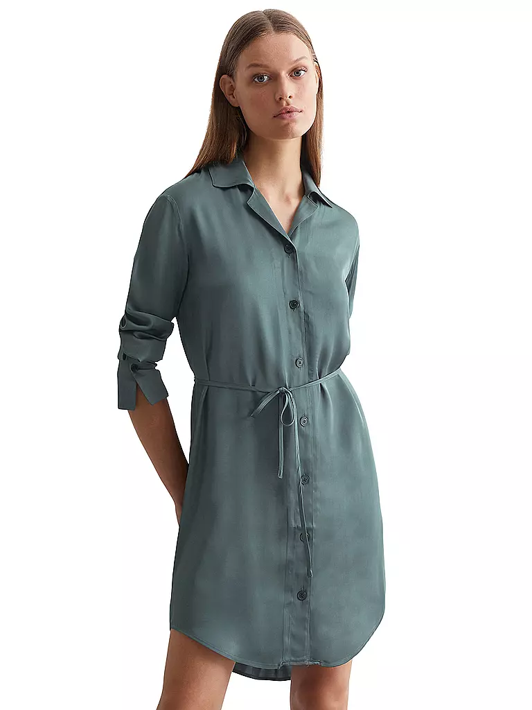 MARC O'POLO Minikleid  dunkelgrün